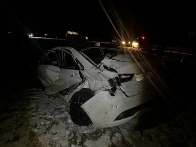 Водитель погиб в перевернувшейся машине на Ставрополье