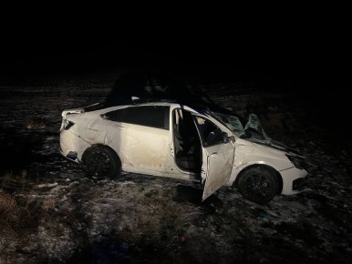 В Левокумском округе в результате съезда с дороги погиб водитель